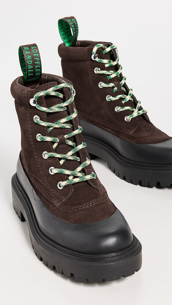 Remy Lace Up Weather Boot Brown