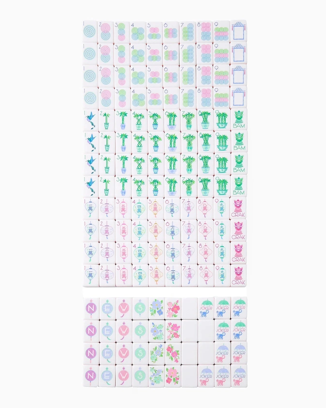 Luminaire Mahjong Tiles Home Decor - Games Oh My Mahjong 