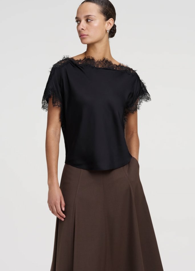Luna Top Black Tops - Blouses A.L.C 