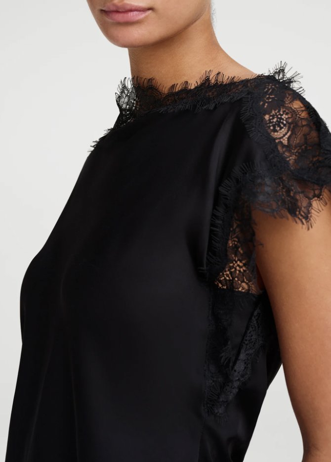 Luna Top Black Tops - Blouses A.L.C 