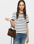 Jack Nano Suede Way Bag Wood Tote & Satchel Zadig & Voltaire 