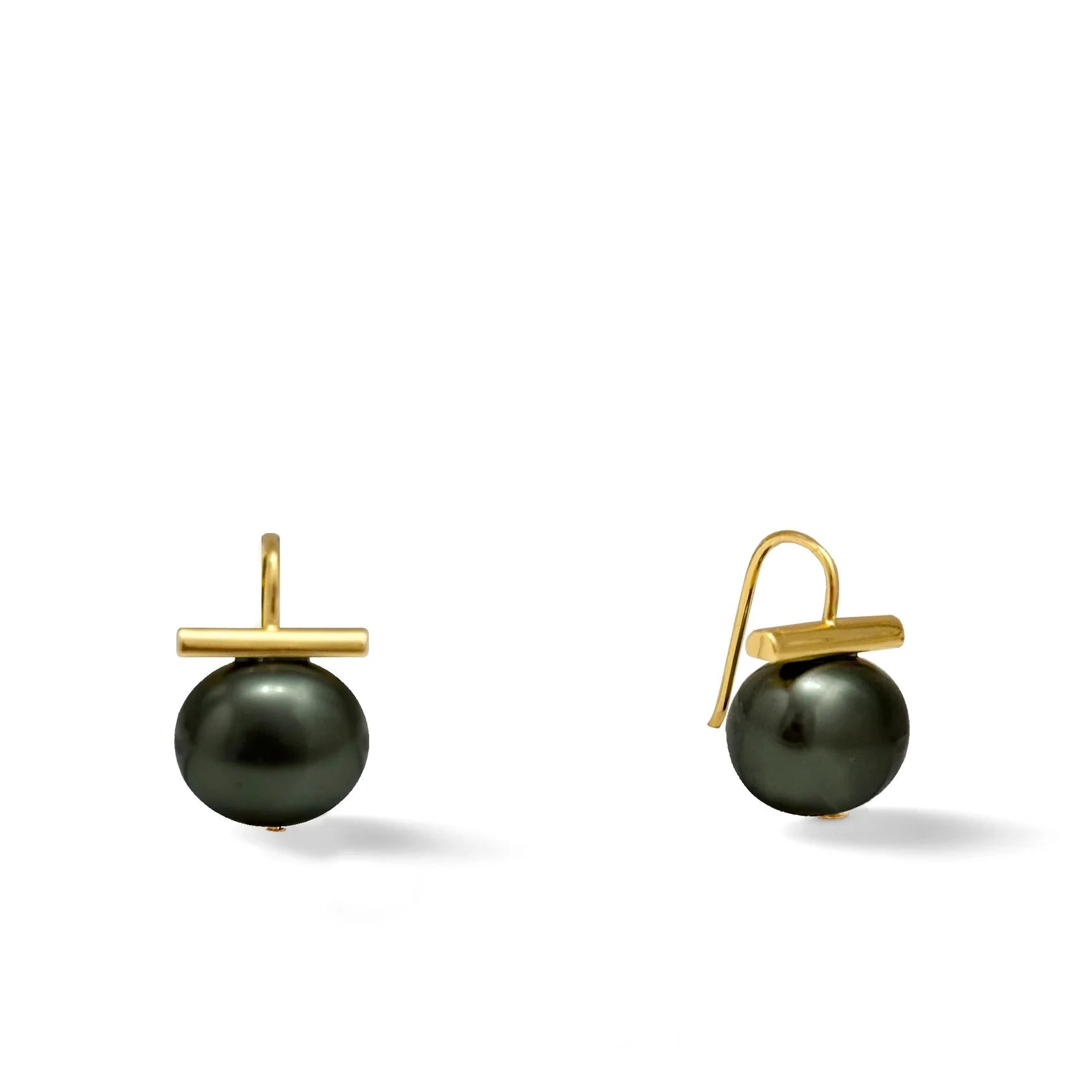 Classic Medium Pebble Pearls Caviar Earrings Catherine Canino 