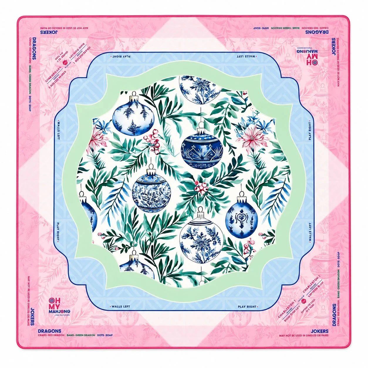 Merriment Mat in Tube Home Decor - Games Oh My Mahjong 