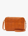 Marisol Cuoio Lightweight Checker Perf Handbags - Crossbody Clare V. 