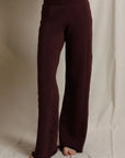 Marley Reverse Fleece Pant Cherry Lacquer Pants - Sweatpants perfectwhitetee 