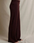 Marley Reverse Fleece Pant Cherry Lacquer Pants - Sweatpants perfectwhitetee 