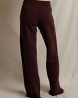Marley Reverse Fleece Pant Cherry Lacquer Pants - Sweatpants perfectwhitetee 