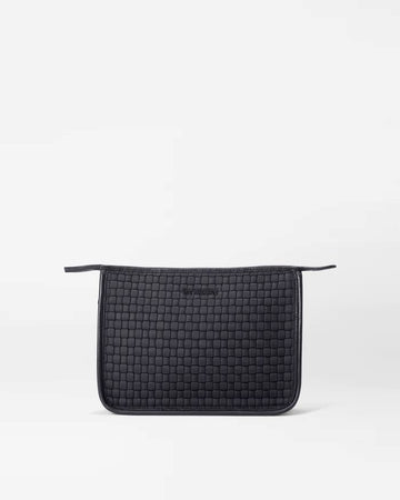 Woven Clutch Black Handbags - Clutch MZ Wallace 