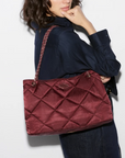 Medium Frankie Tote Claret