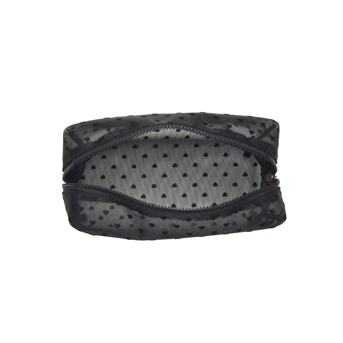 See Through Cosmetic Pouch Black Cosmetic UE 