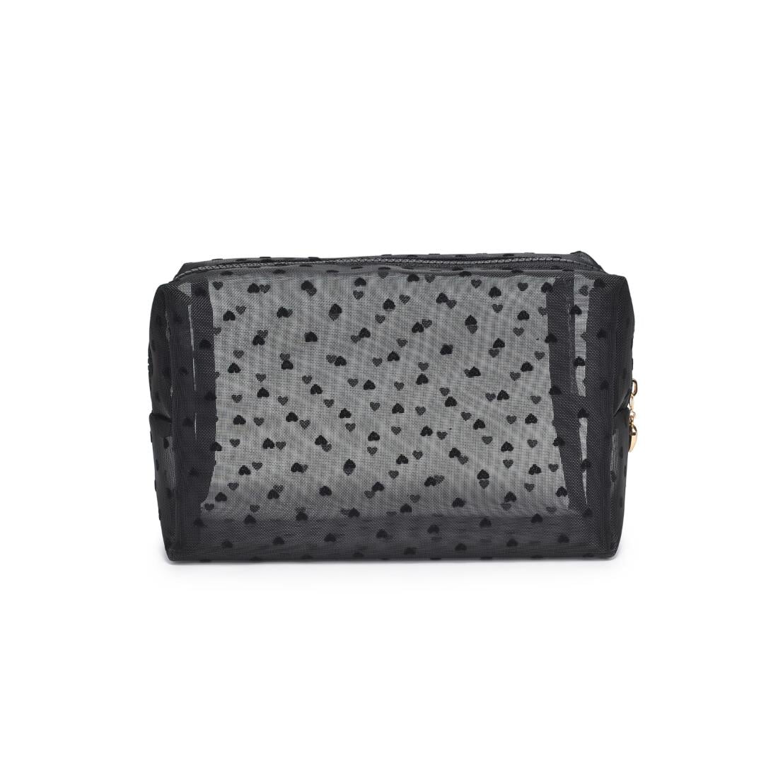 See Through Cosmetic Pouch Black Cosmetic UE 