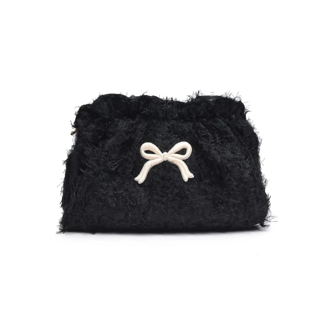 Fluffette Cosmetic Pouch Black Cream Cosmetic UE 