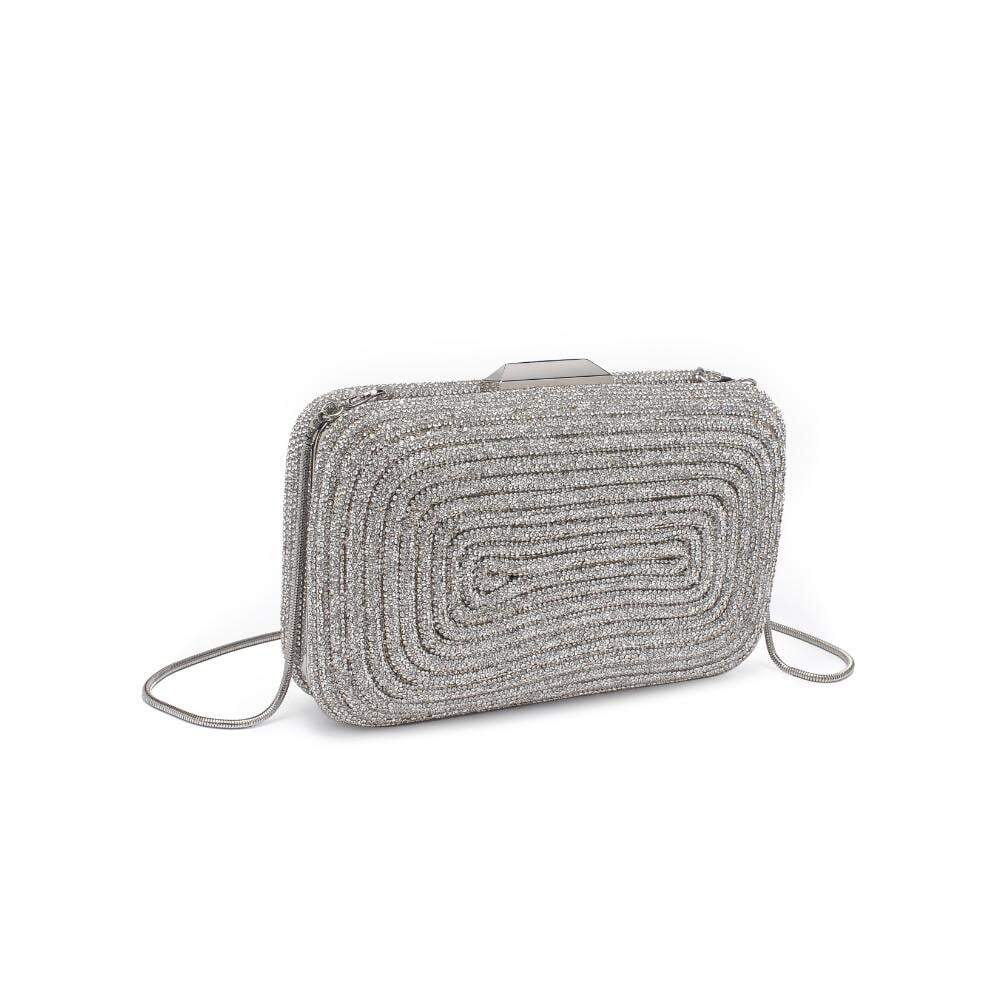 Shireen Evening Bag Silver Clutch UE 