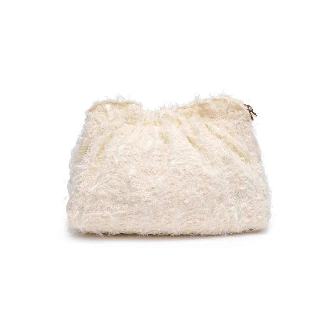 Fluffette Cosmetic Pouch Cream Black Cosmetic UE 