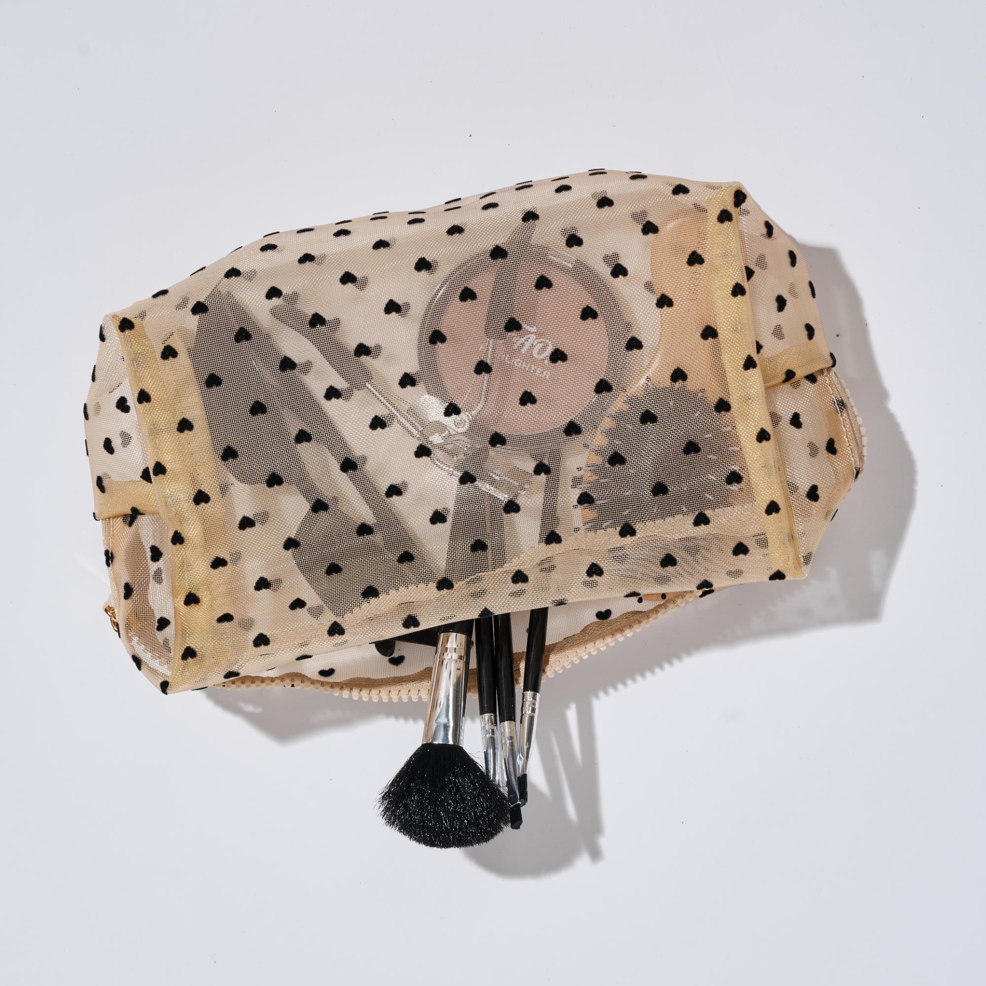 See Through Cosmetic Pouch Natural Cosmetic UE 