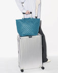 Medium Metro Tote Deluxe Pacific Tote & Satchel MZ Wallace 
