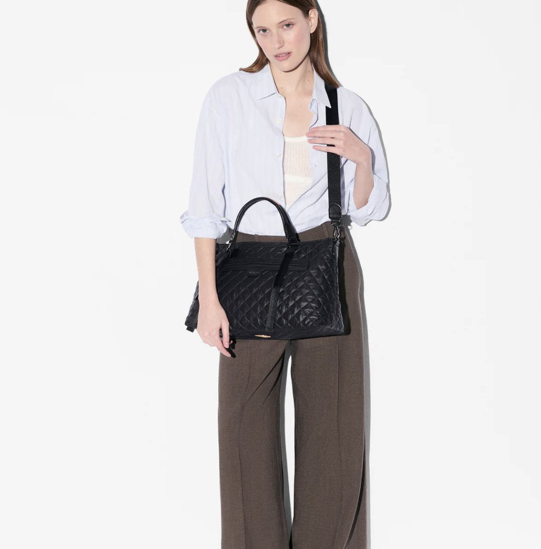 Medium Park Satchel Black Tote & Satchel MZ Wallace 