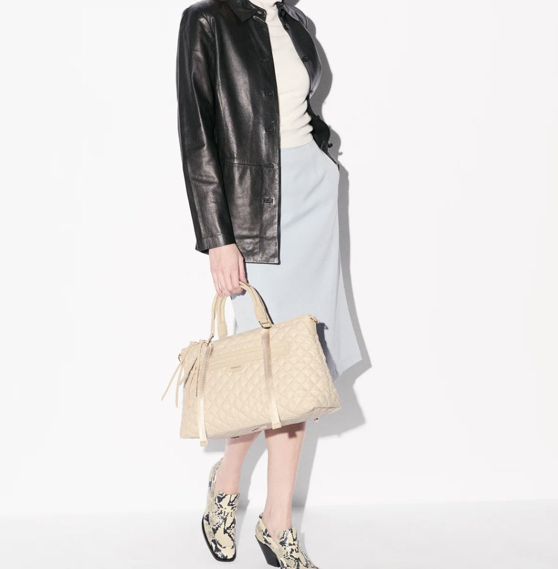 Medium Park Satchel Buff Tote & Satchel MZ Wallace 