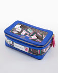 Tile Storage Bag Metallic Blue Home Decor - Games Oh My Mahjong 