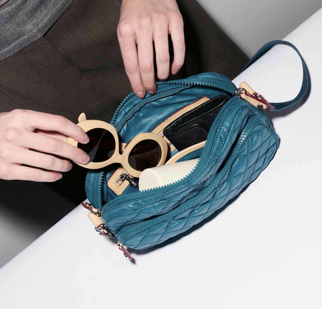 Small Metro Camera Bag Pacific Crossbody MZ Wallace 