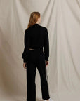 Milana Travel Track Jacket True Black Tops - Sweatshirts perfectwhitetee 