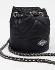 Mini Frankie Bucket Bag Black