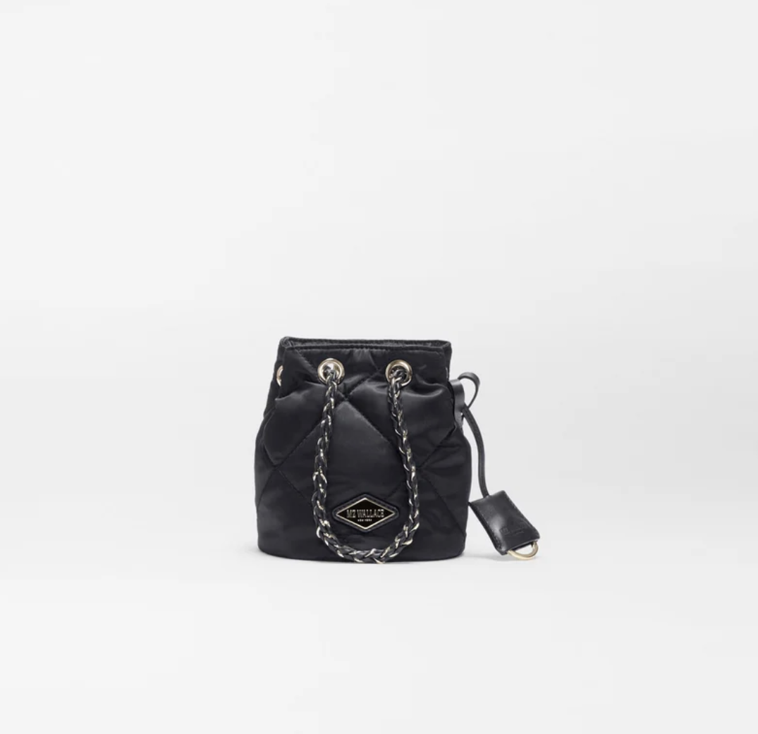 Mini Frankie Bucket Bag Black