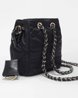 Mini Frankie Bucket Bag Black