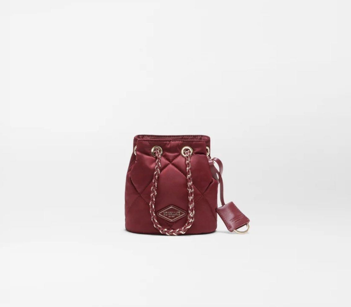 Mini Frankie Bucket Bag Claret