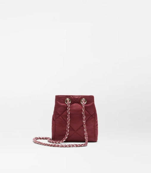 Mini Frankie Bucket Bag Claret