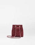 Mini Frankie Bucket Bag Claret Crossbody MZ Wallace 