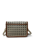 Mini Mia Summer Rattan Chalk Handbags - Crossbody Kempton 