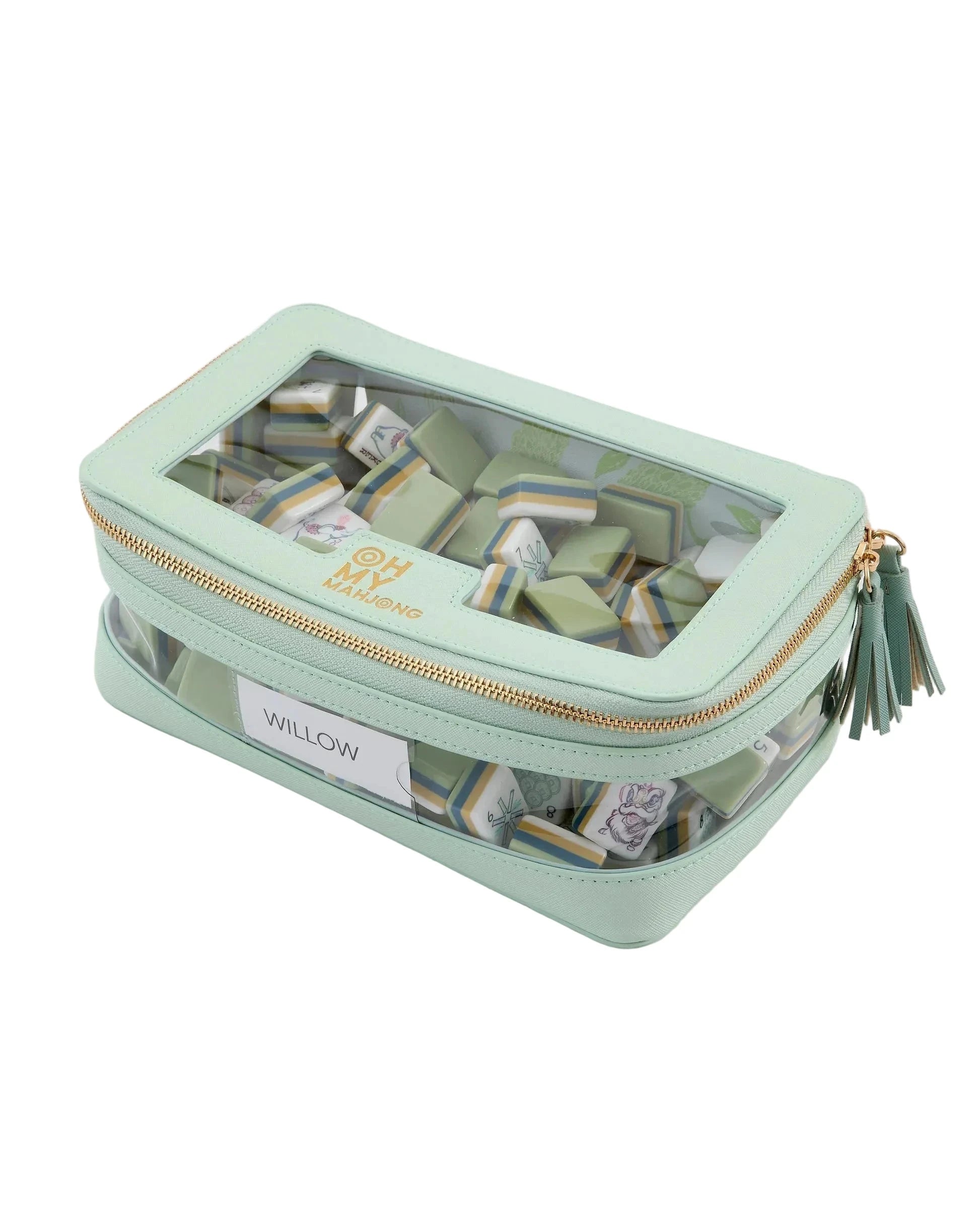 Tile Storage Bag Mint Home Decor - Games Oh My Mahjong 