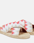 Harlow Wave Pink Sandals - Flat Sandals Missoni 