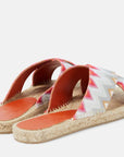 Harlow Wave Pink Sandals - Flat Sandals Missoni 