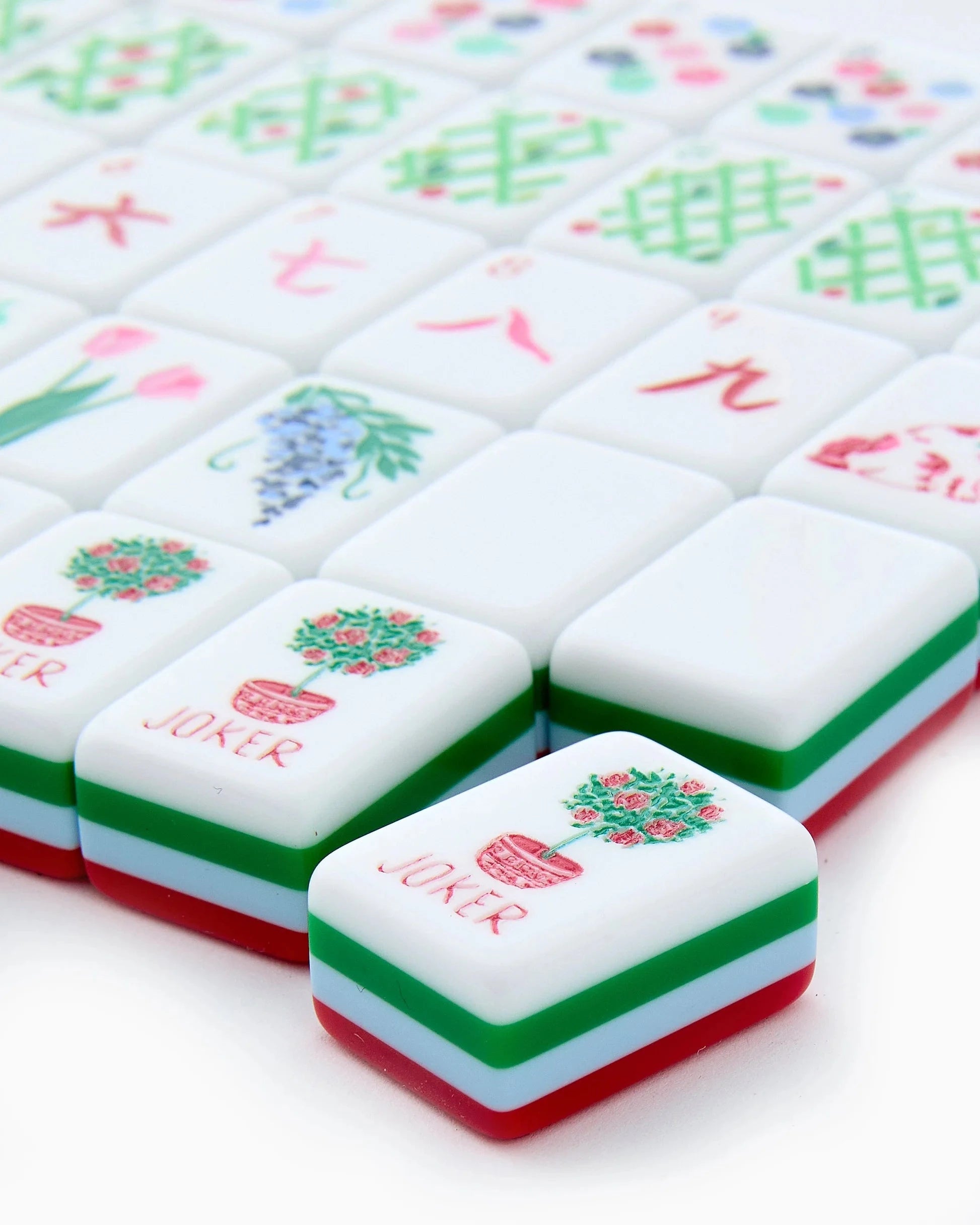 Nantucket Mahjong Tiles Home Decor - Games Oh My Mahjong 
