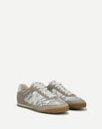 Natalia Suede Sneaker Silver/Gray Sneakers Veronica Beard - Shoes 