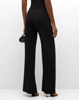 Kyra Wide Leg Pant Black trous Simkhai 