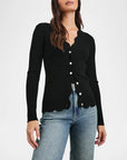 Dita Black Sweater - Cardigans Rails 