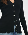 Dita Black Sweater - Cardigans Rails 