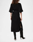 Dani Dress Onyx Black Dresses - Midi Figue 