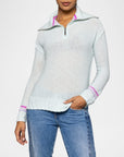 Powder Posh Barely Blue Sweater - Crewneck Lisa Todd 