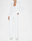 Wayne Crop Double Breasted Jacket Ivory Jackets - Blazers L'Agence 