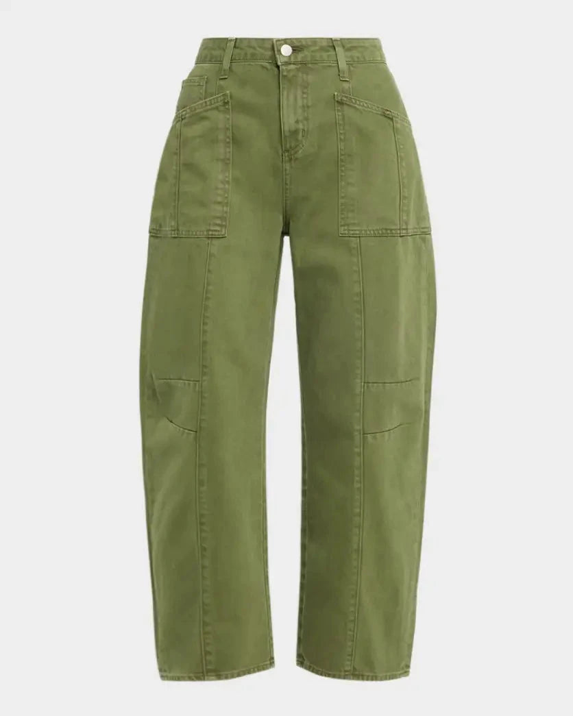 Cody High Rise Rodeo Jean Brigade Denim - Cropped &amp; Ankle L&#39;Agence 