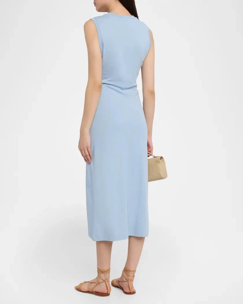Sleeveless Cody Dress Powder Blue Dresses - Midi Tanya Taylor 
