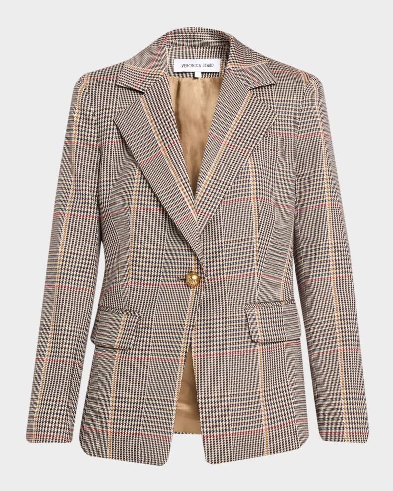 Healy Dickey Jacket Burgundy Multi Jackets - Blazers Veronica Beard 