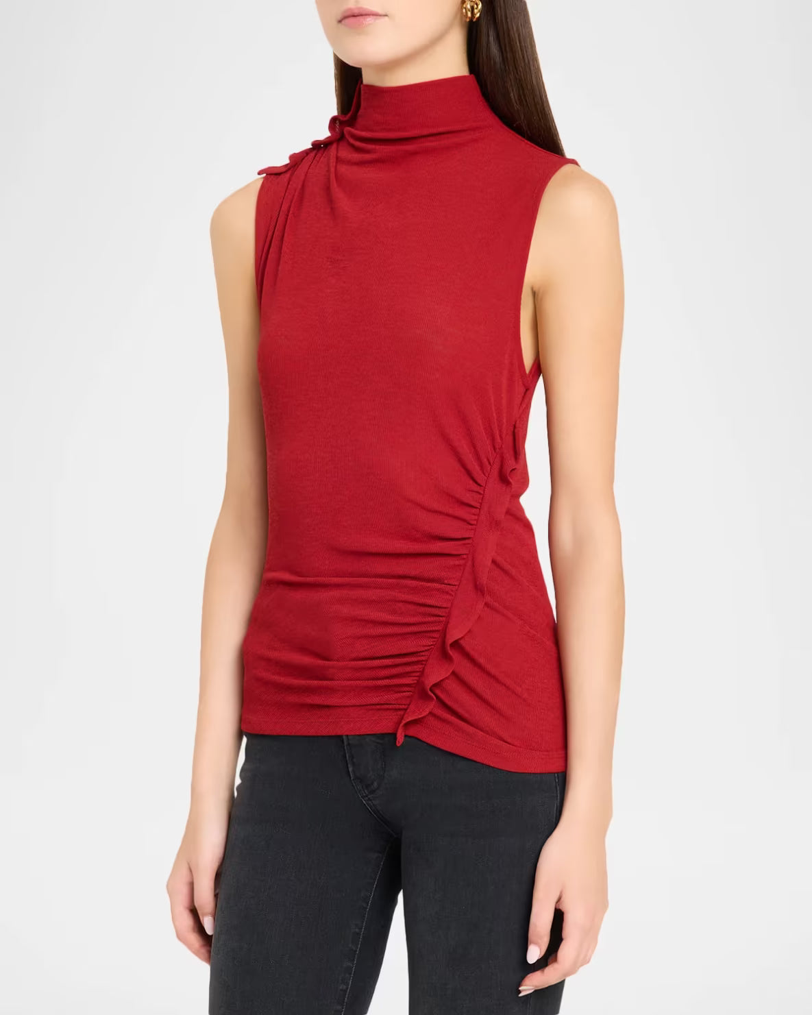 Briana Top Cardinal Red Tops - Tanks Veronica Beard 