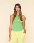 Arynn Tank Top Lime Cream Top - Tanks Xirena 