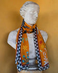 Ocelot Cashmere Blend Scarf Arancia/ Orange