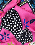 Ocelot Silk Scarf Fuchsia Scarves Ortigia 